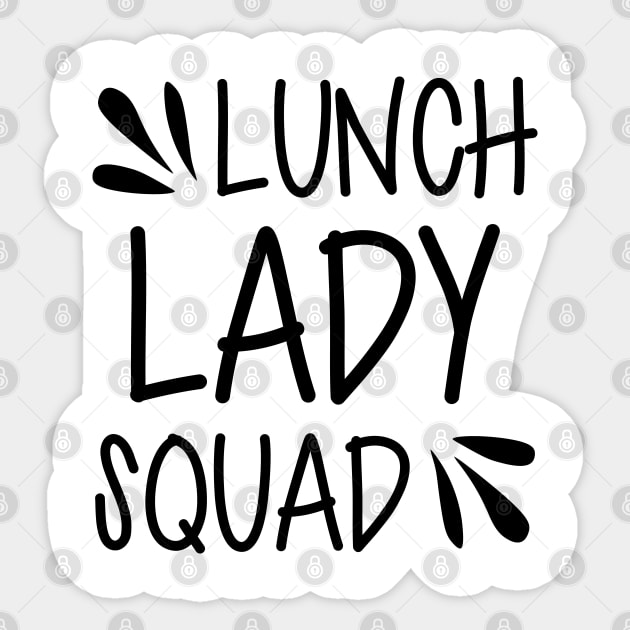 Lunch Lady Squad Sticker by KC Happy Shop